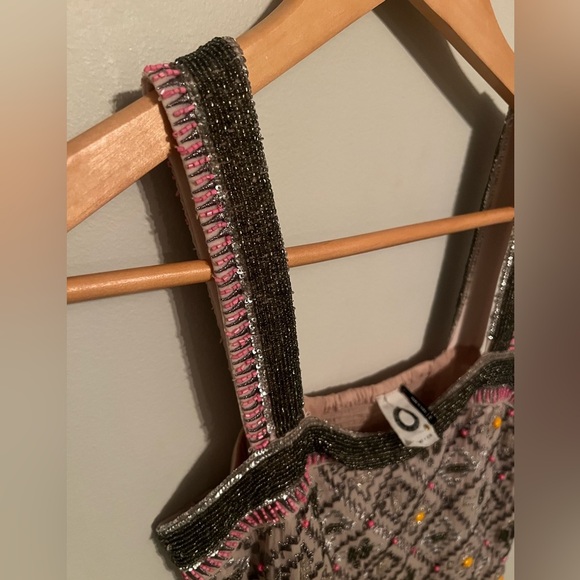 Rare Vintage Anthropologie Akemi Kin Tapti Beaded Tank. Size XS - Picture 6 of 11
